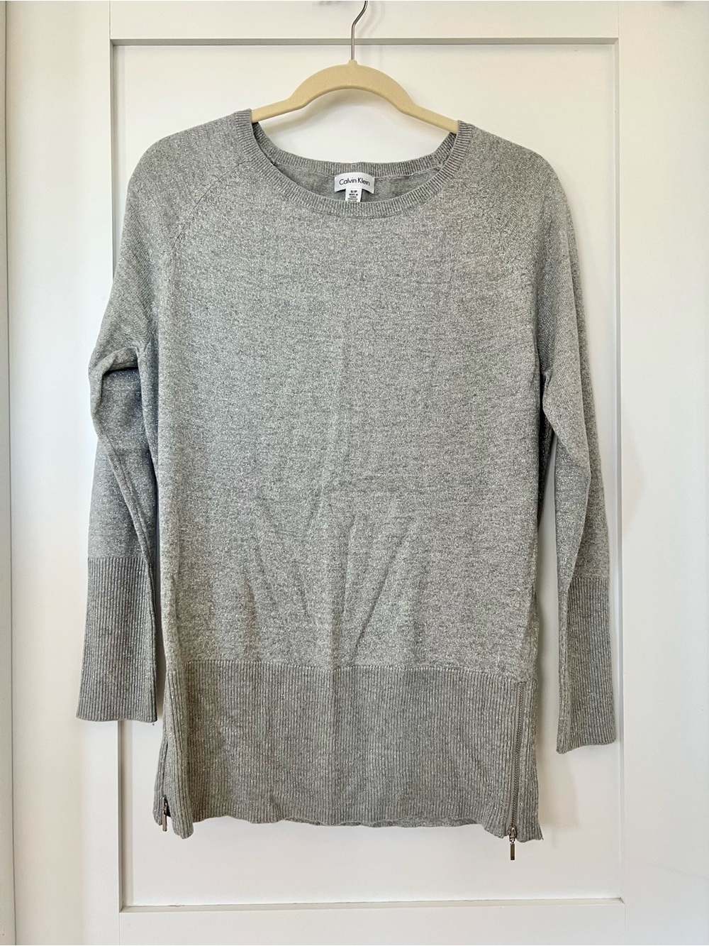 Calvin Klein Heather Gray Crewneck Sweater